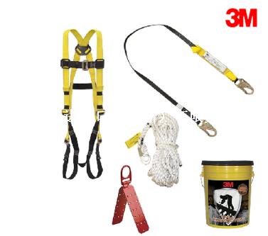 防坠落系列3M 20058装修用防坠落套装桶 安全绳 保险带