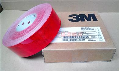 3M 欧标983-72红色车身反光标识55mm*50m