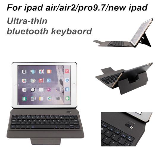 Apple Ipad pro 9.7 Bluetooth Keyboard with ultra-thin leather case T1097