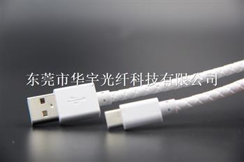 PU编织 白色 TYPE C cable