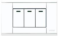A118-S3K-1  中板三位单控开关