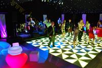 DMX跳舞台LED RGB跳舞地板砖酒吧舞池婚庆1x1M发光地砖