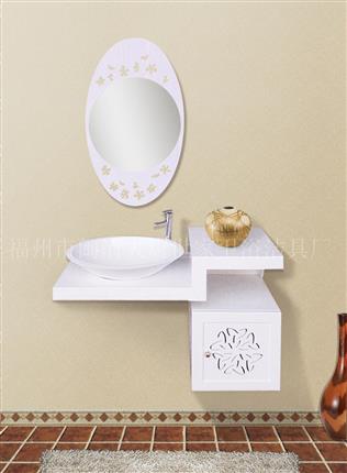 D1013 Microcrystalline stone bathroom cabinet