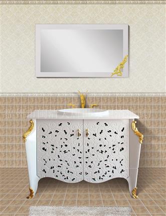 D1018 Microcrystalline stone bathroom cabinet