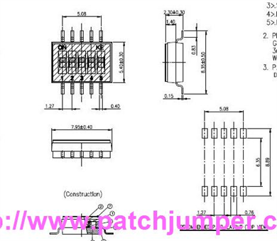 撥碼開關(guān)DSHP05TSGET上海電子