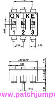 關(guān)于 撥碼開關(guān) DSIC03LSGET (Surface Mount DIP SW) 電子開關(guān)